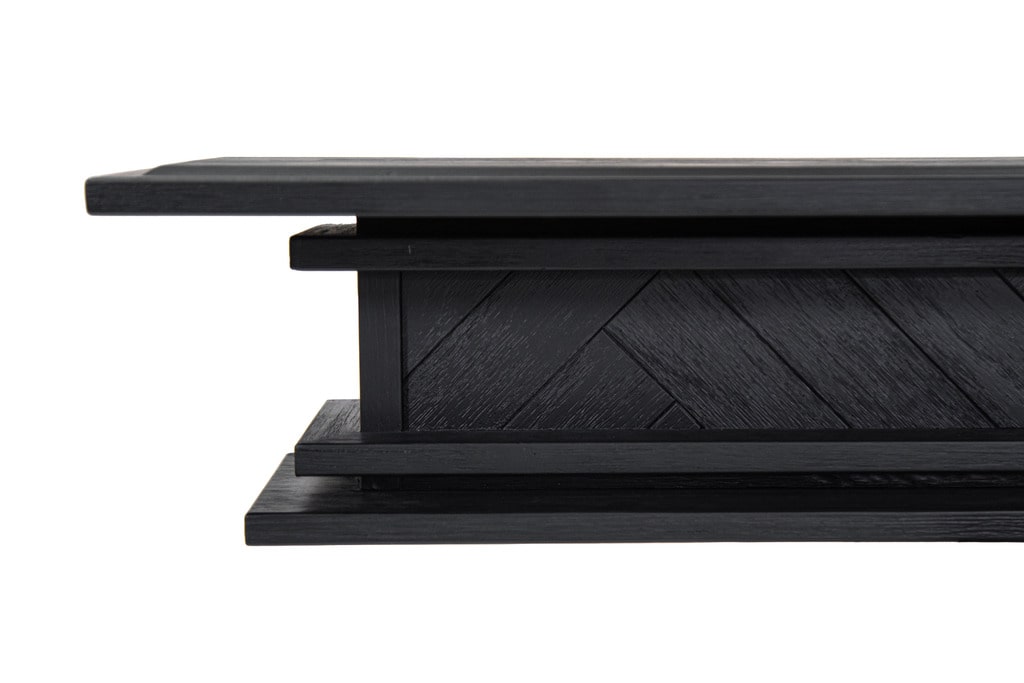 Floating Fire Mantel Shelf - Solid Hardwood