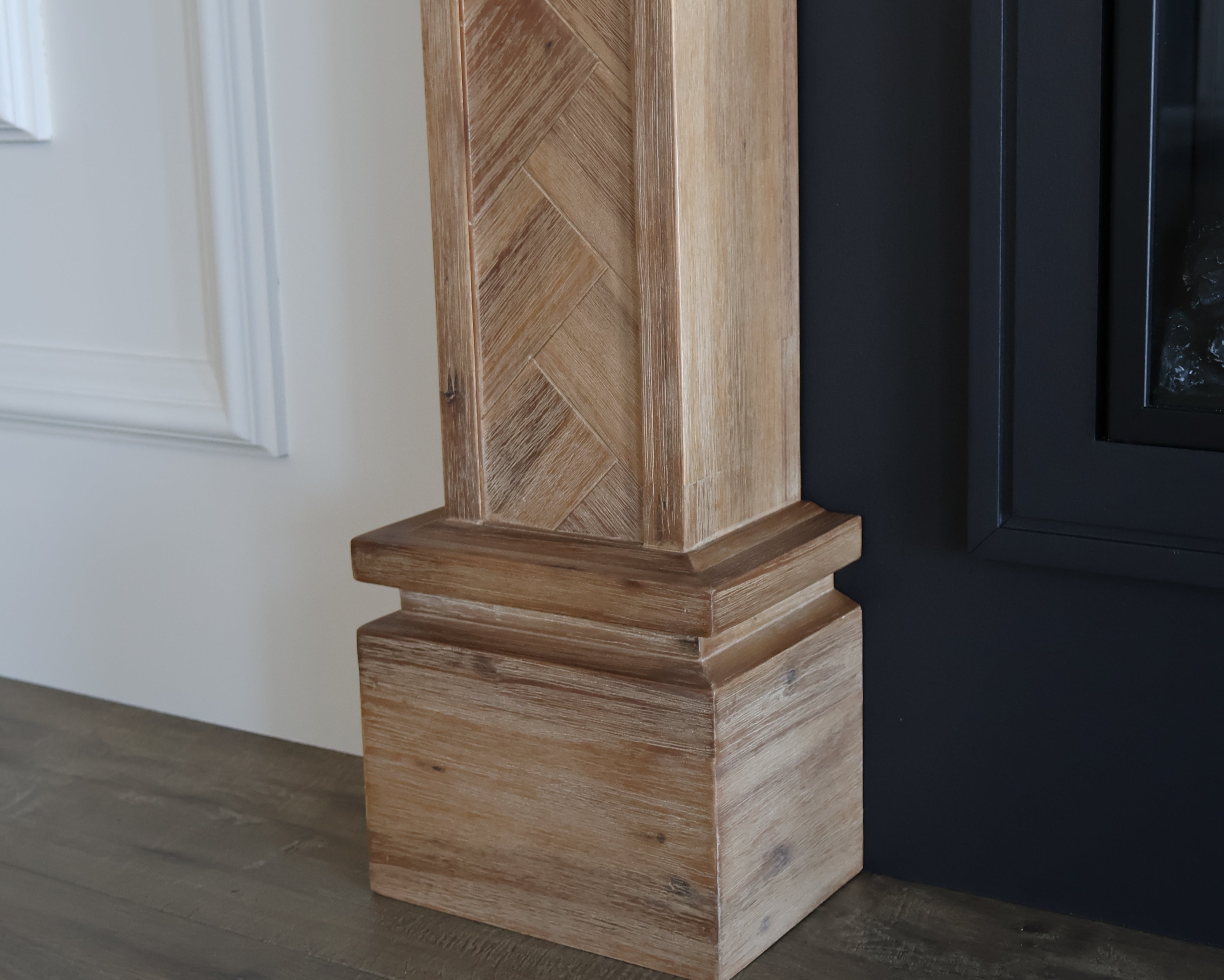 Full Feature Fire Mantels - Solid Hardwood Construction