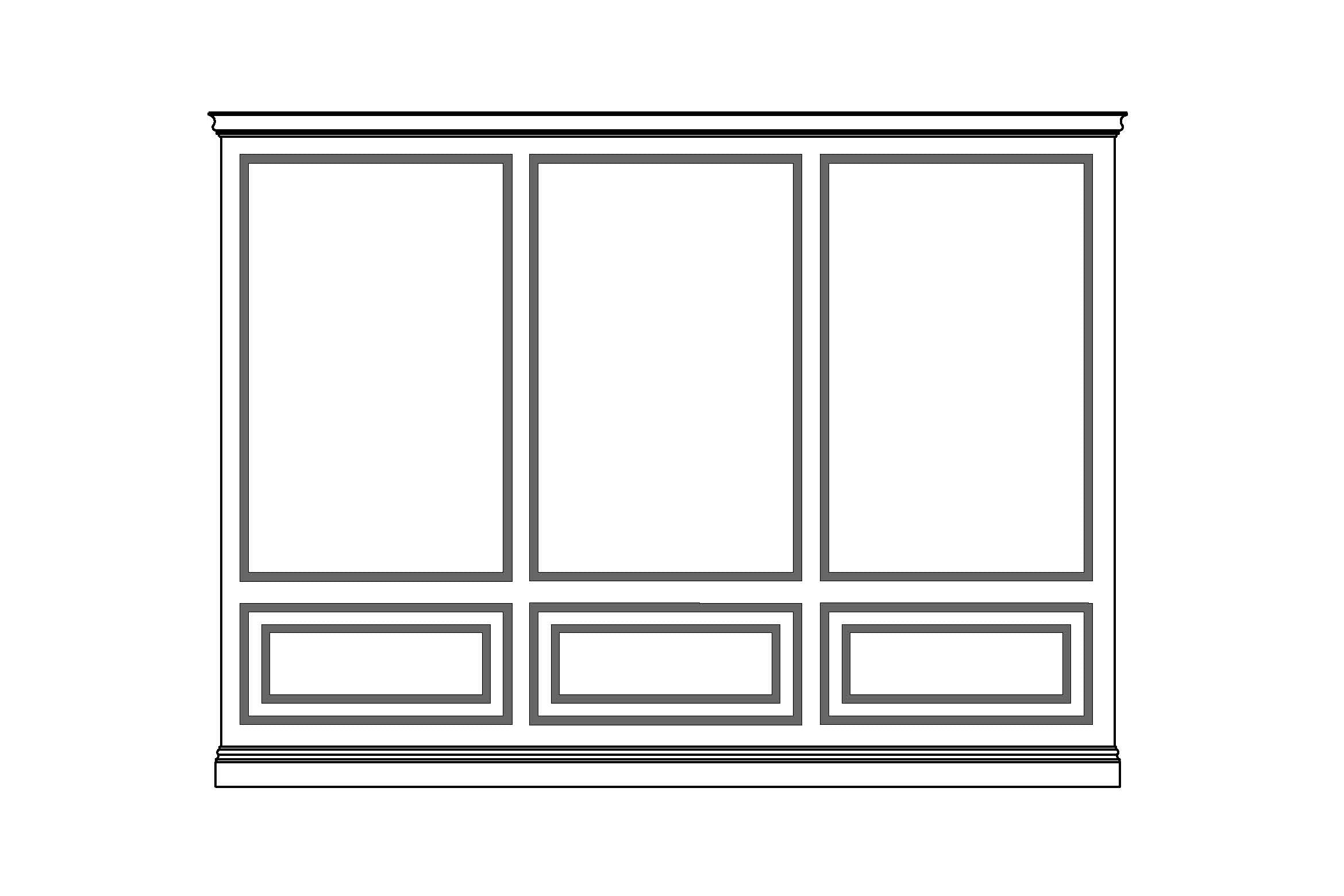 Kit 09A - Midtown Full Height Split Panel Wainscoting
