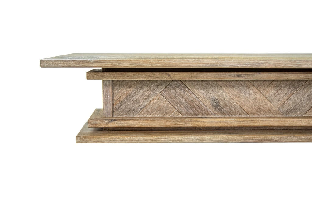 Floating Fire Mantel Shelf - Solid Hardwood