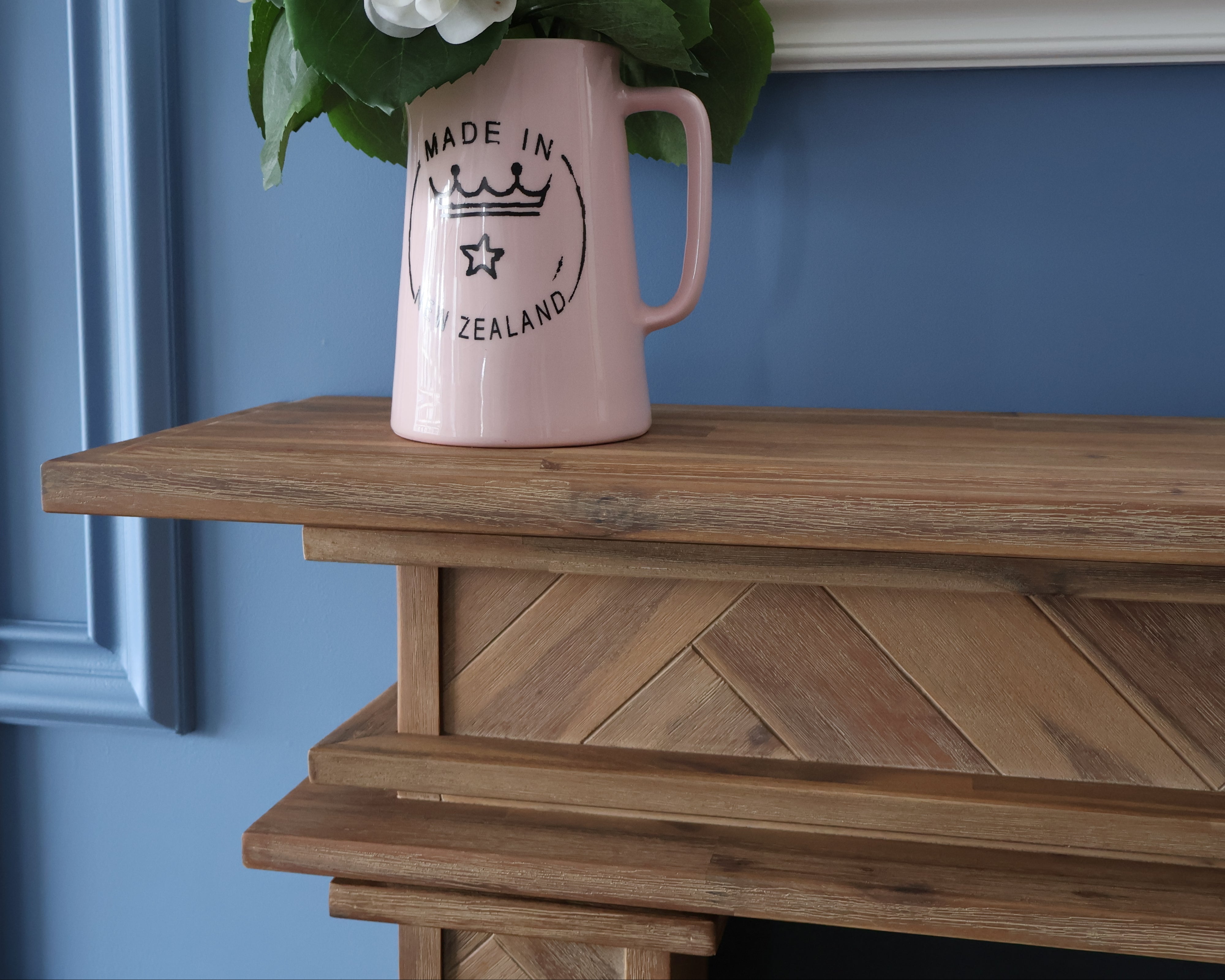 Full Feature Fire Mantels - Solid Hardwood Construction