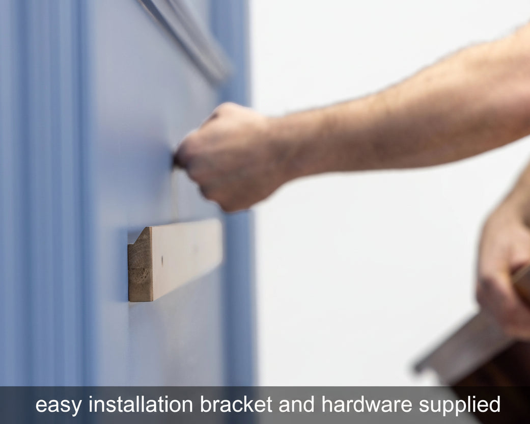 Floating Fire Mantel Shelf - Solid Hardwood Construction