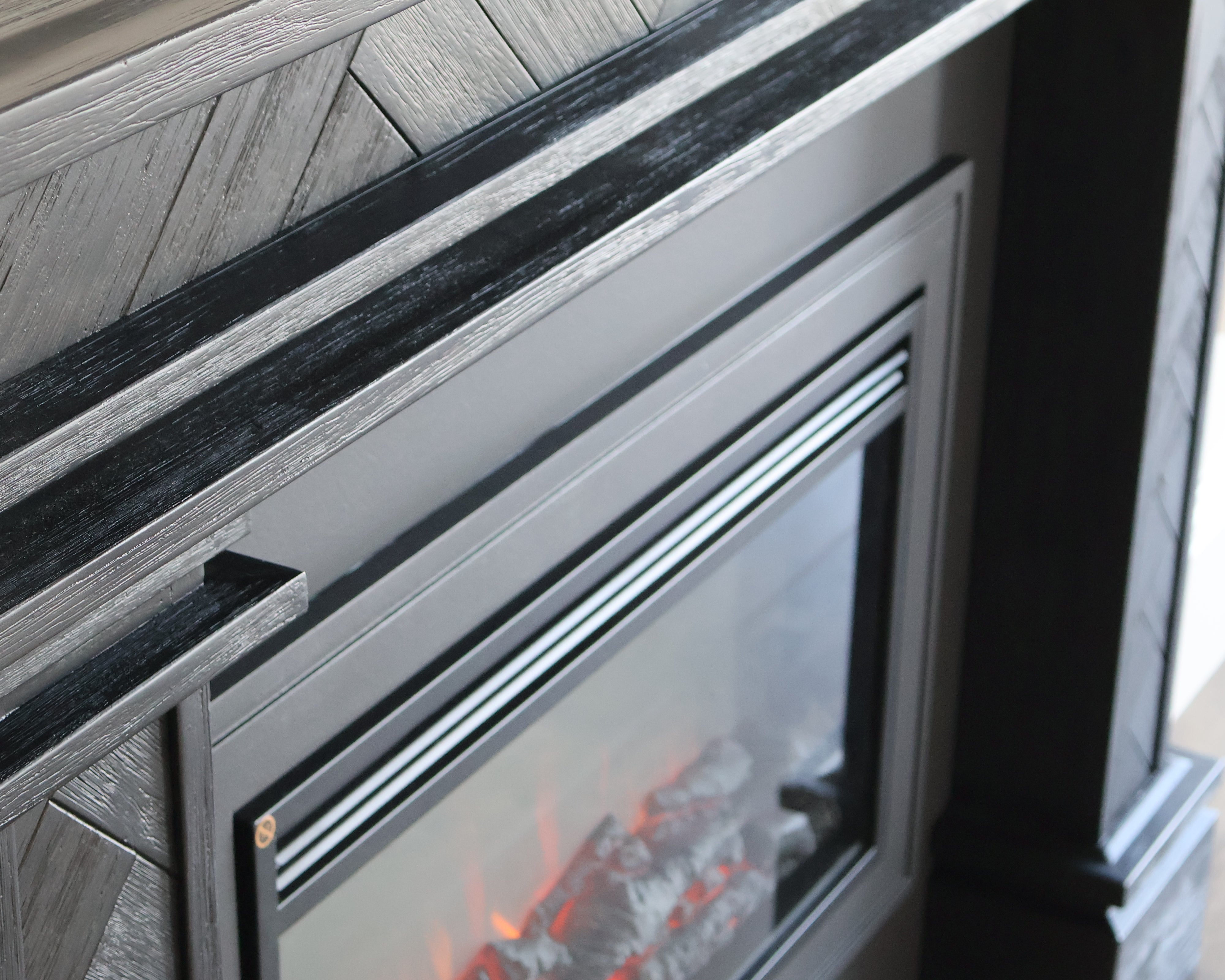 Full Feature Fire Mantels - Solid Hardwood Construction