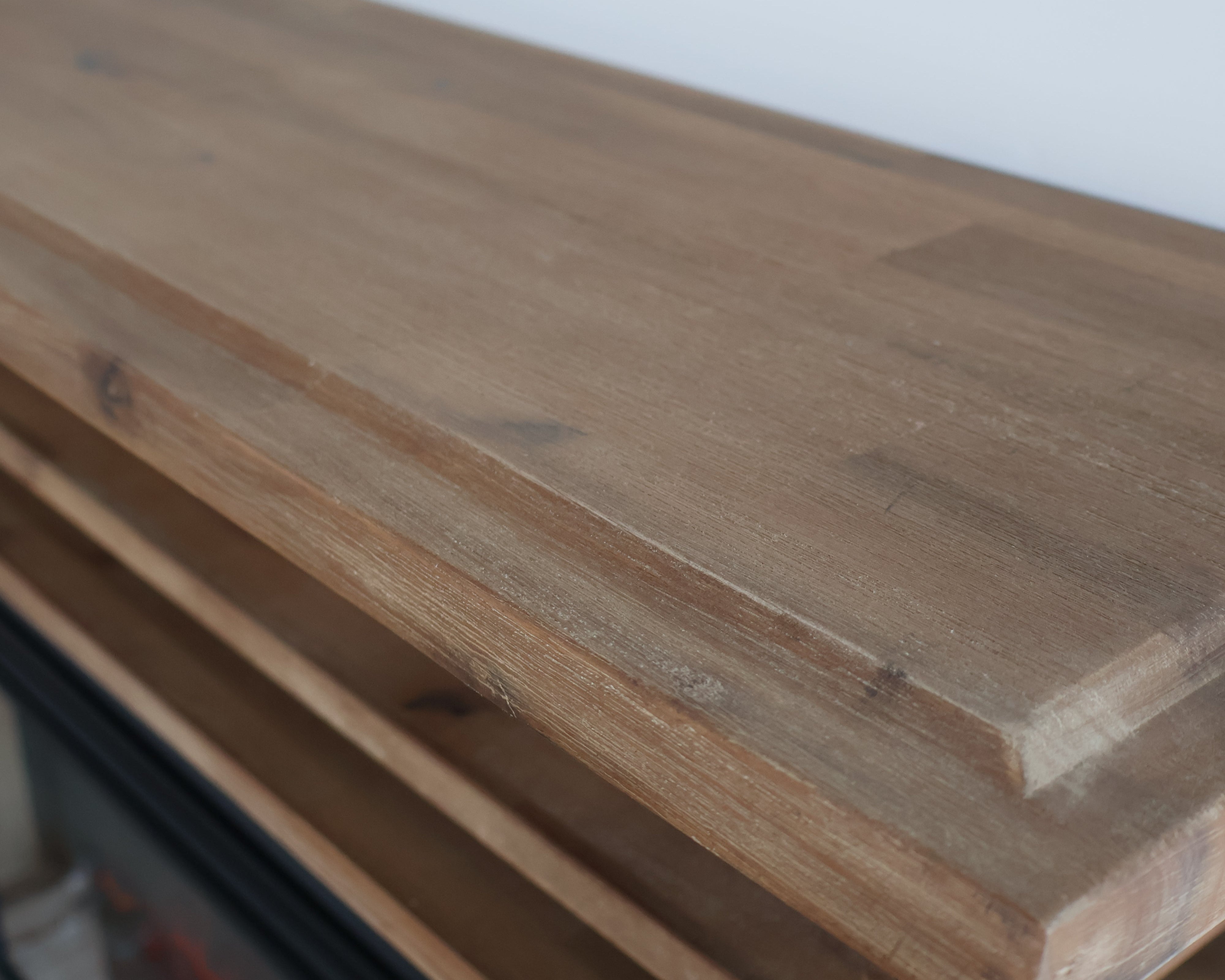 Full Feature Fire Mantels - Solid Hardwood Construction