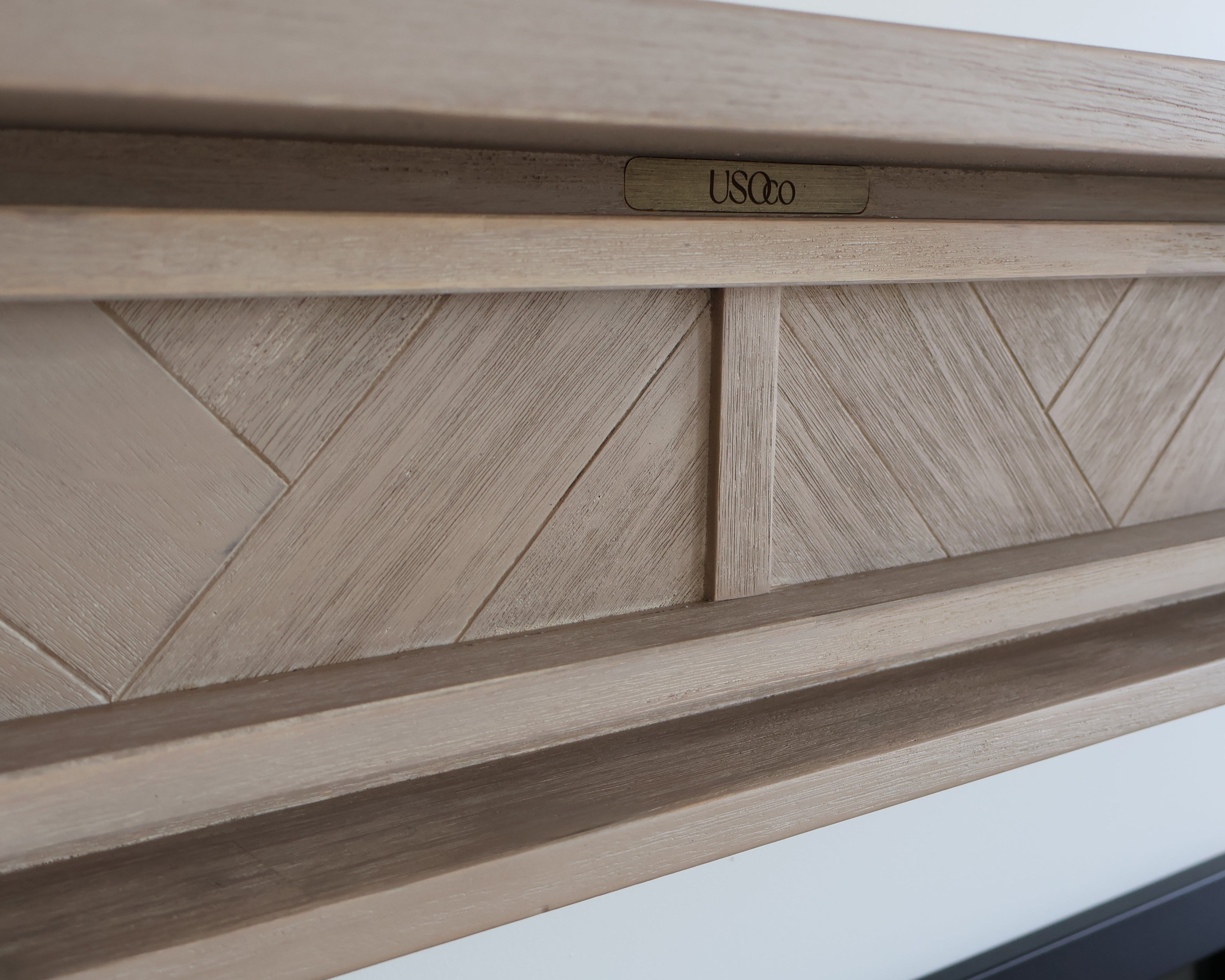 Floating Fire Mantel Shelf - Solid Hardwood Construction