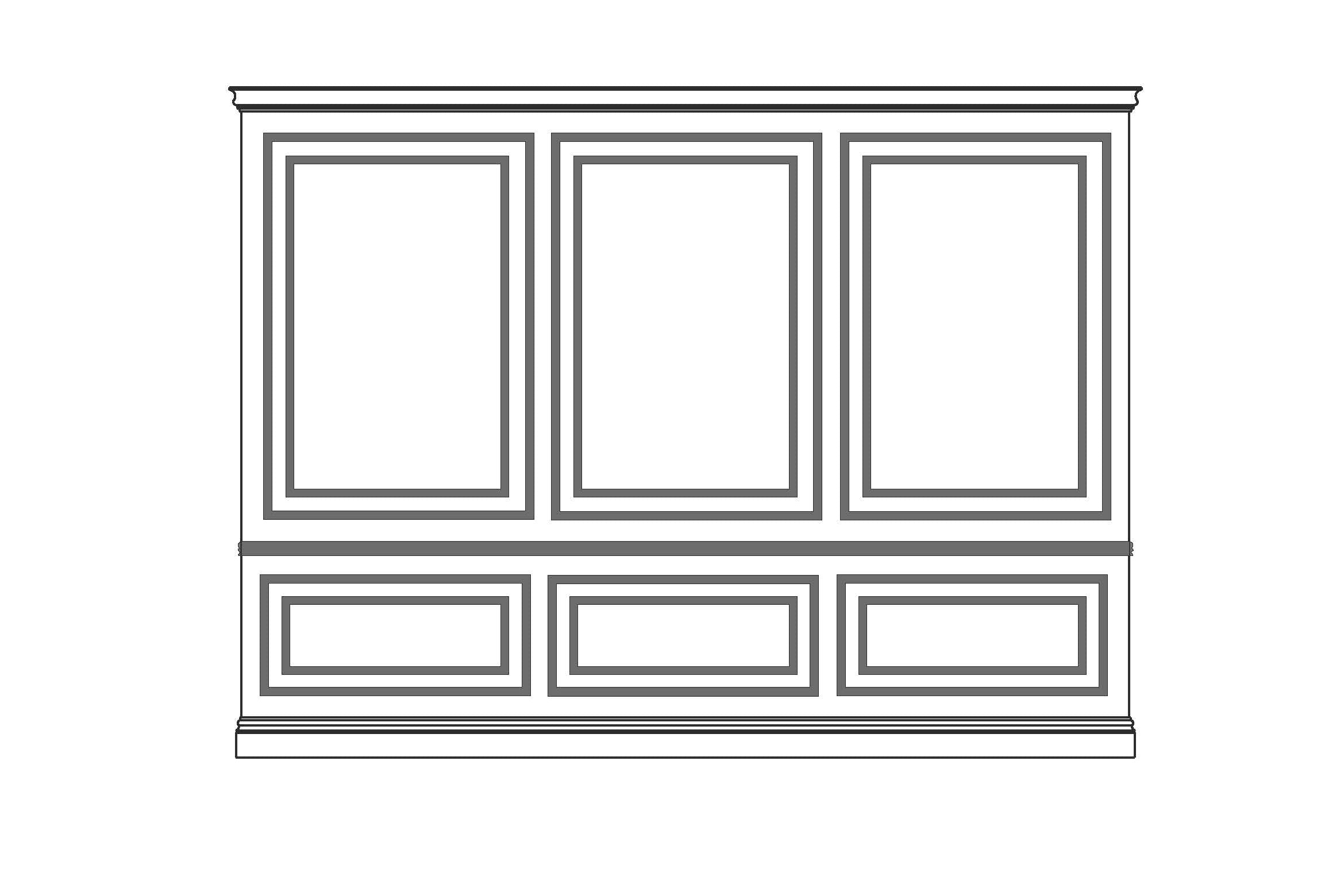 Kit 04A - Hamptons Full Height Double Wainscoting
