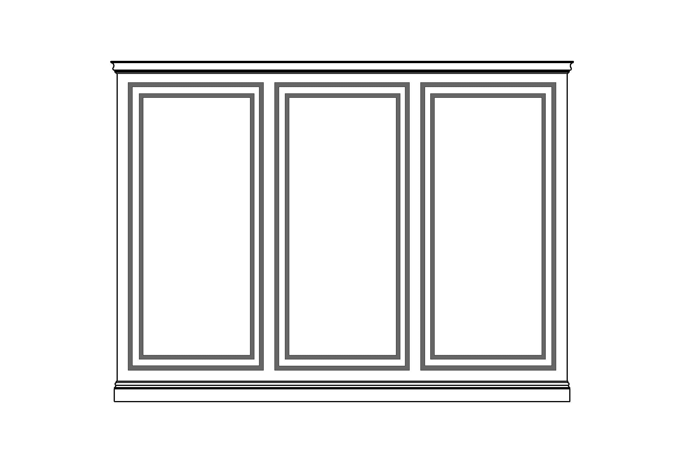 Kit 07A - Manhattan Full Height Double Wainscoting