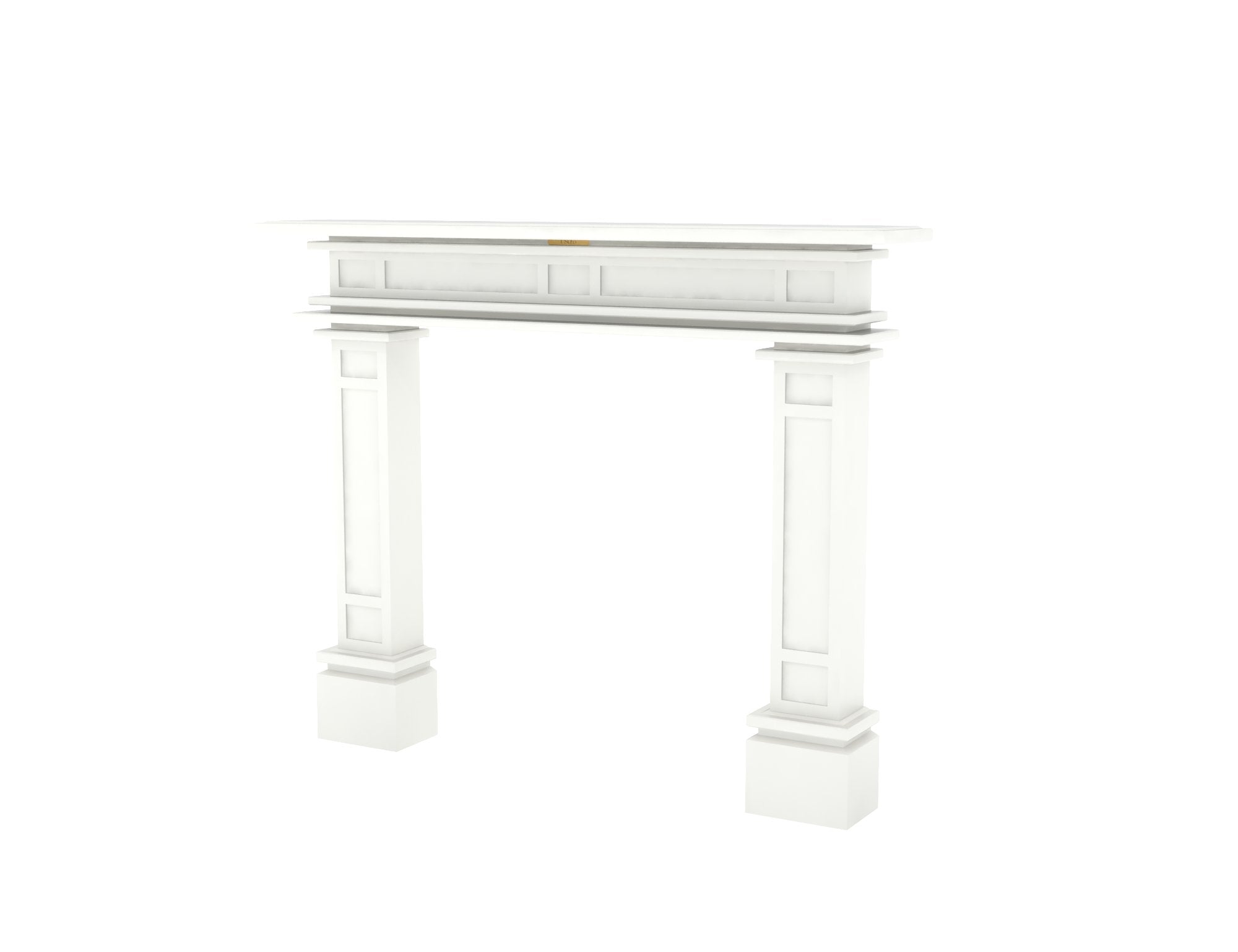 Shaker Fire Mantel - Solid Hardwood
