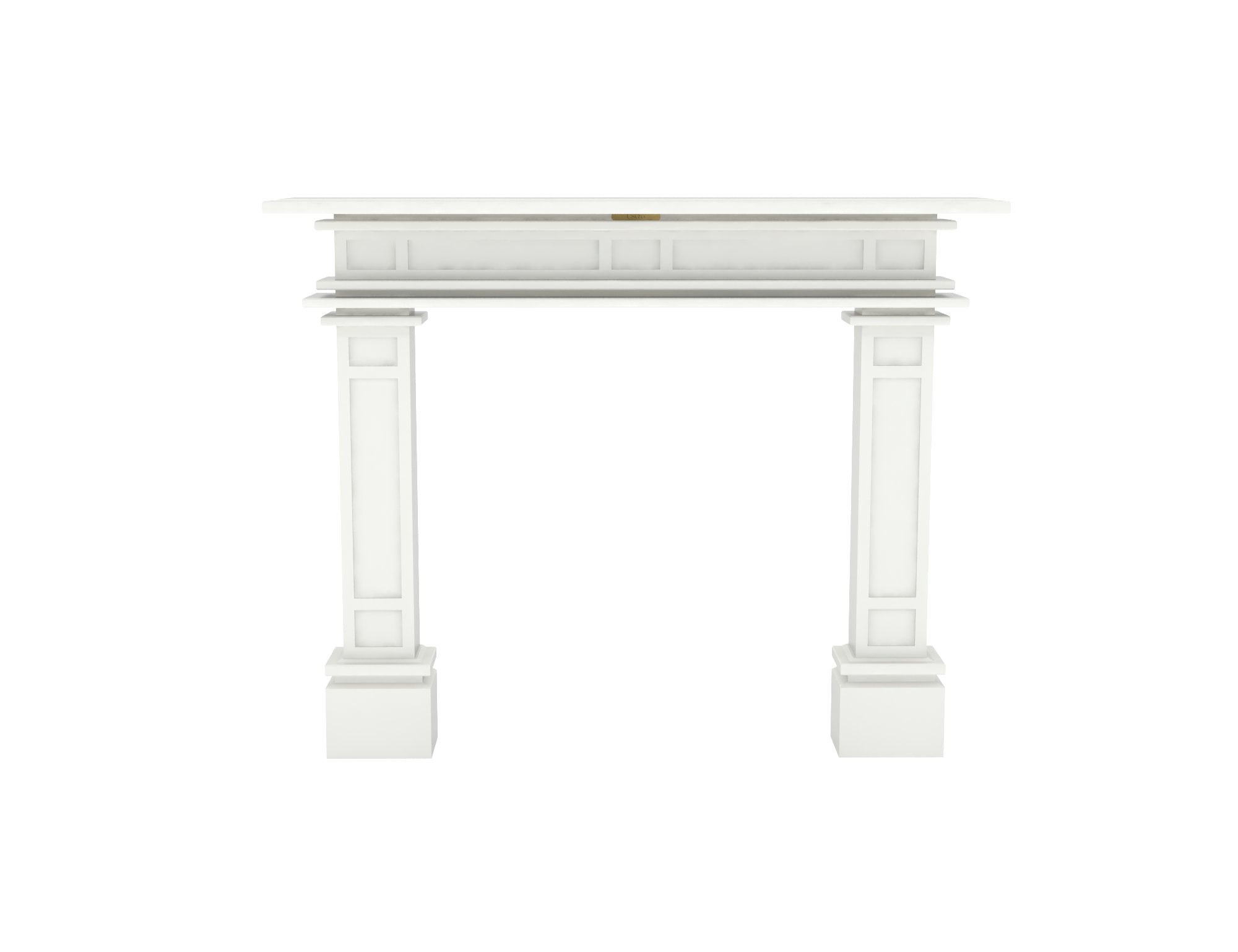 Shaker Fire Mantel - Solid Hardwood